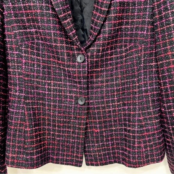 Laura Multicoloured Plaid Blazer for Petite Size 8 or M - Picture 5 of 12